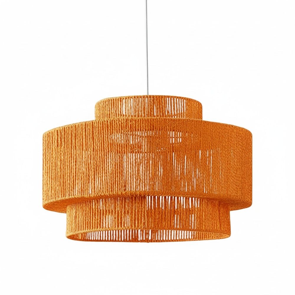 Plafonnier bohème rétro Orange | Collection MORONDAVA