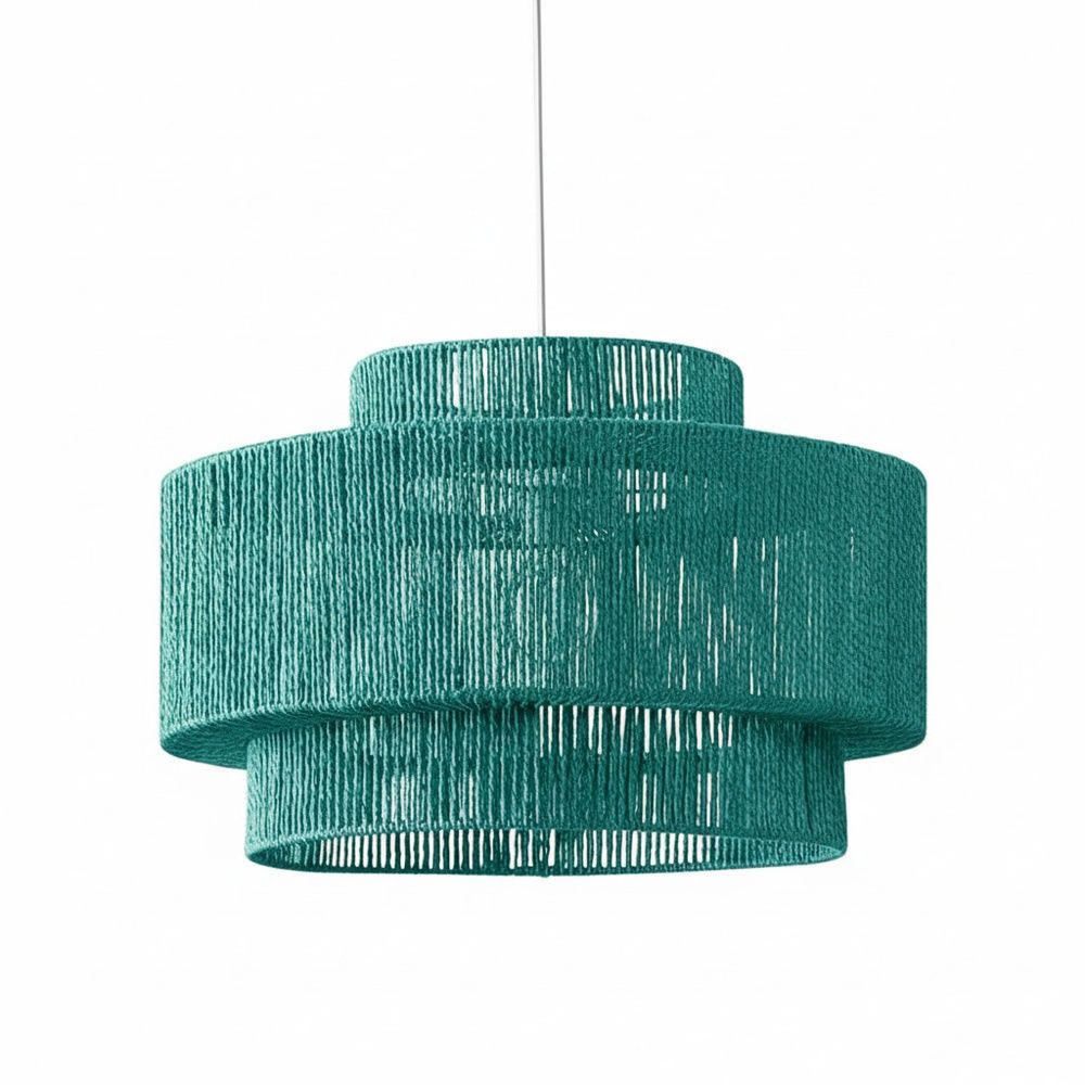 Plafonnier bohème rétro Turquoise | Collection MORONDAVA