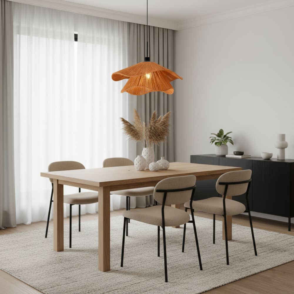 Plafonnier bohème chic Orange | Collection TANA