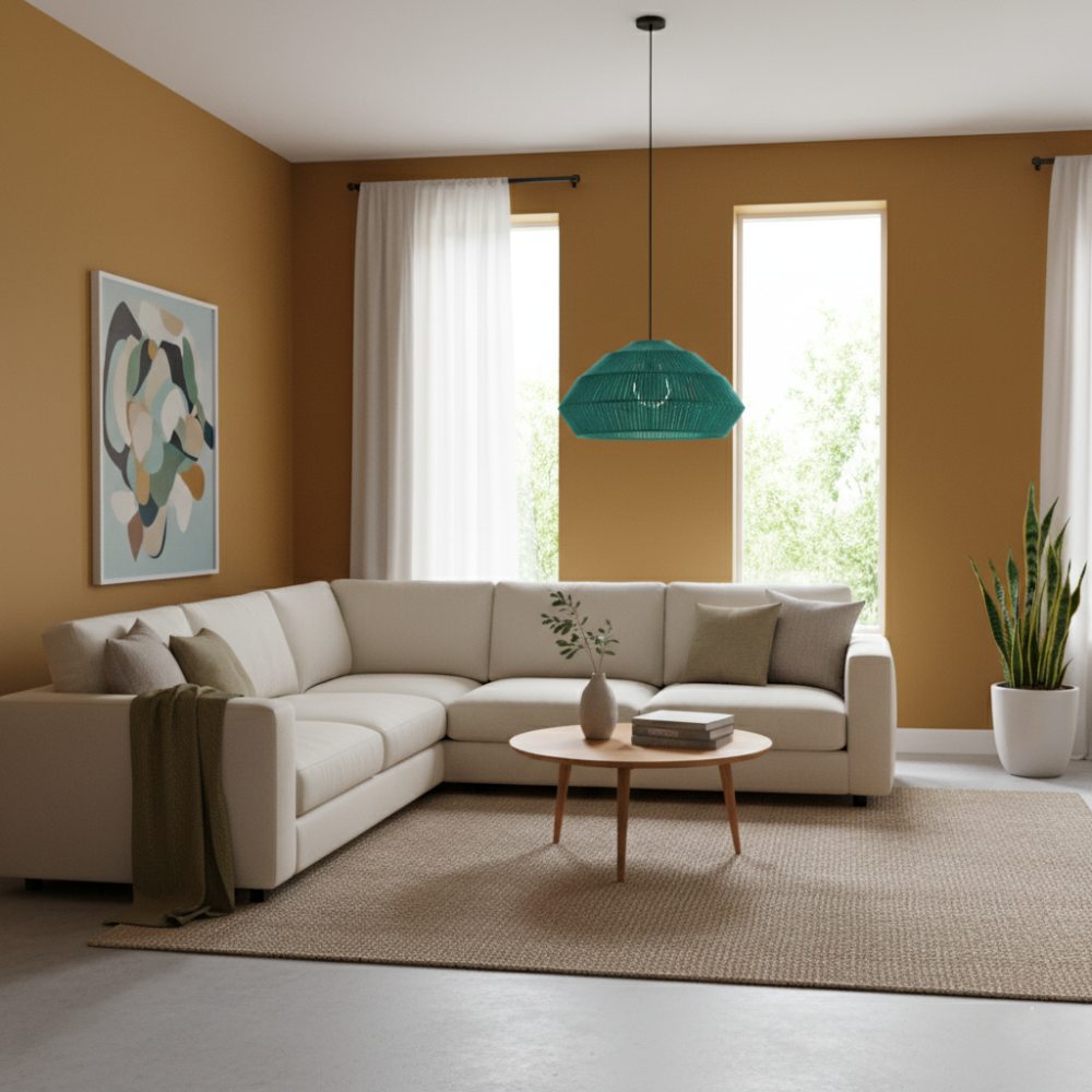 Abat-jour bohème chic Turquoise | Collection ANAKAO